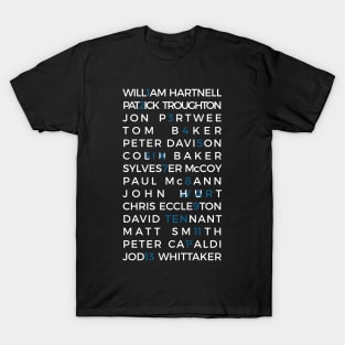 The Doctor's Names T-Shirt